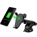 Magnetic wireless car charger mount - front view